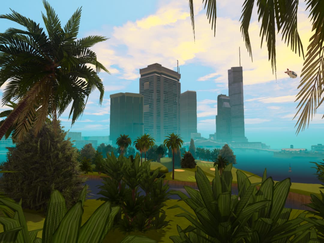 The view of Gta Vice city.